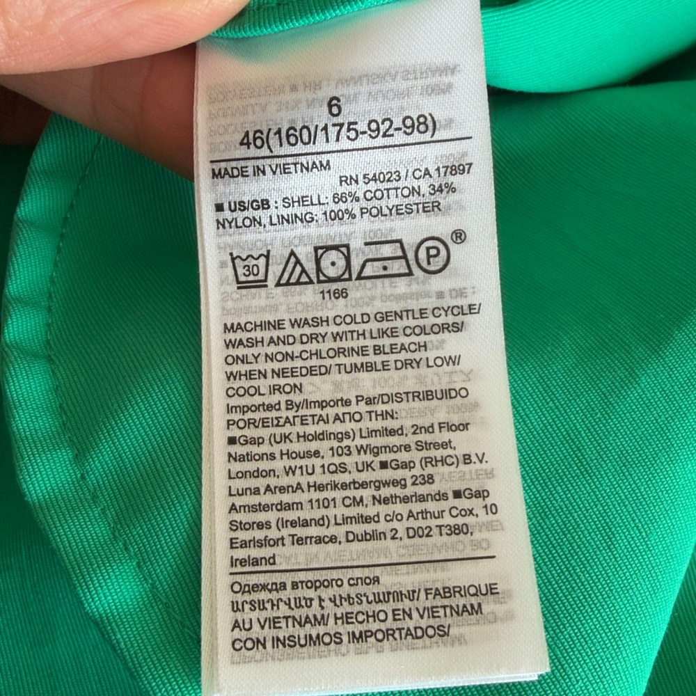 Banana Republic Vibrant Green Mini Dress - Picture 9 of 9